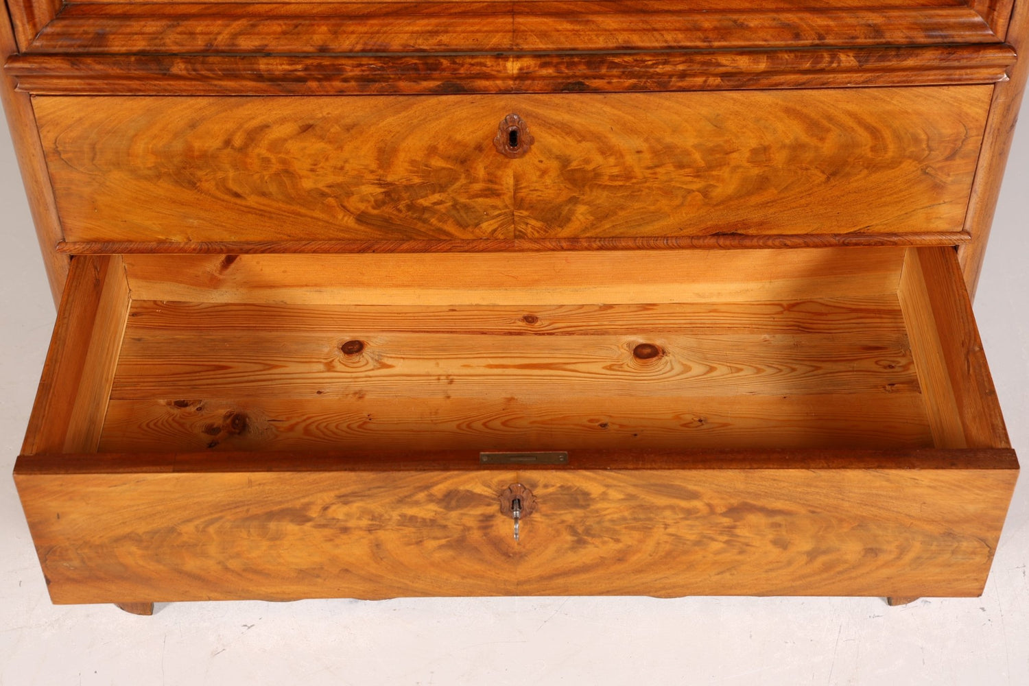 Wunderschöner Biedermeier Sekretär Vertiko Antik Kommode Louis Philippe Schreibkommode