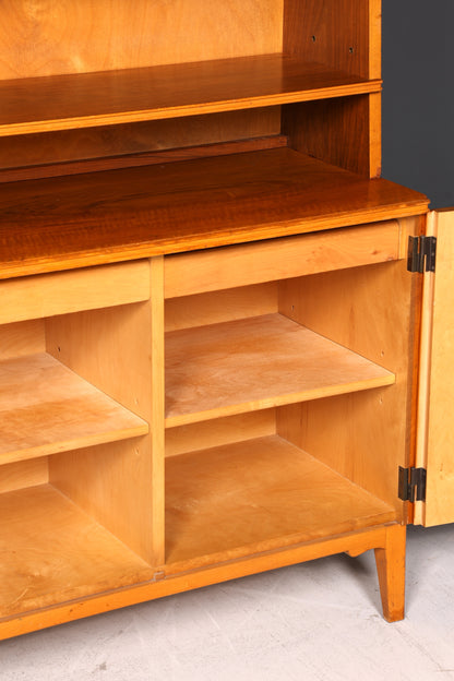 Wunderschöner Mid Century Schrank Highboard Vintage Bücherregal Holz Kommode 60s Designklassiker