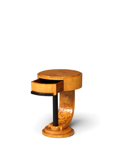 Traumhafter Art Deco Stil Beistelltisch Antik Stil Tisch Luxus Ablagetisch Birke Kommode