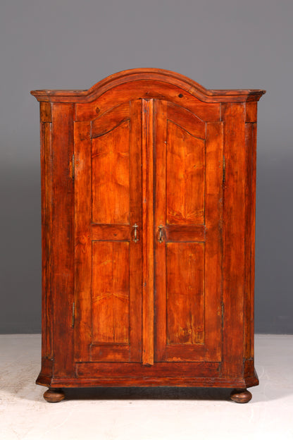 Wunderschöner Antiker Bauernschrank Barock Dielenschrank Kleiderschrank Wäscheschrank Massivholz