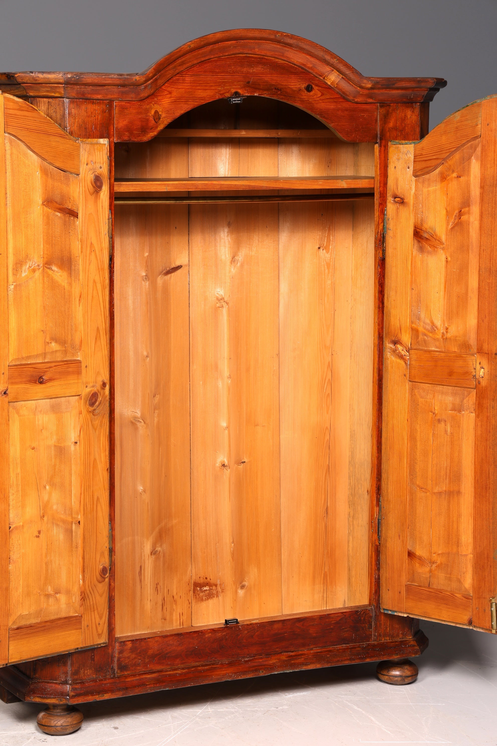 Wunderschöner Antiker Bauernschrank Barock Dielenschrank Kleiderschrank Wäscheschrank Massivholz