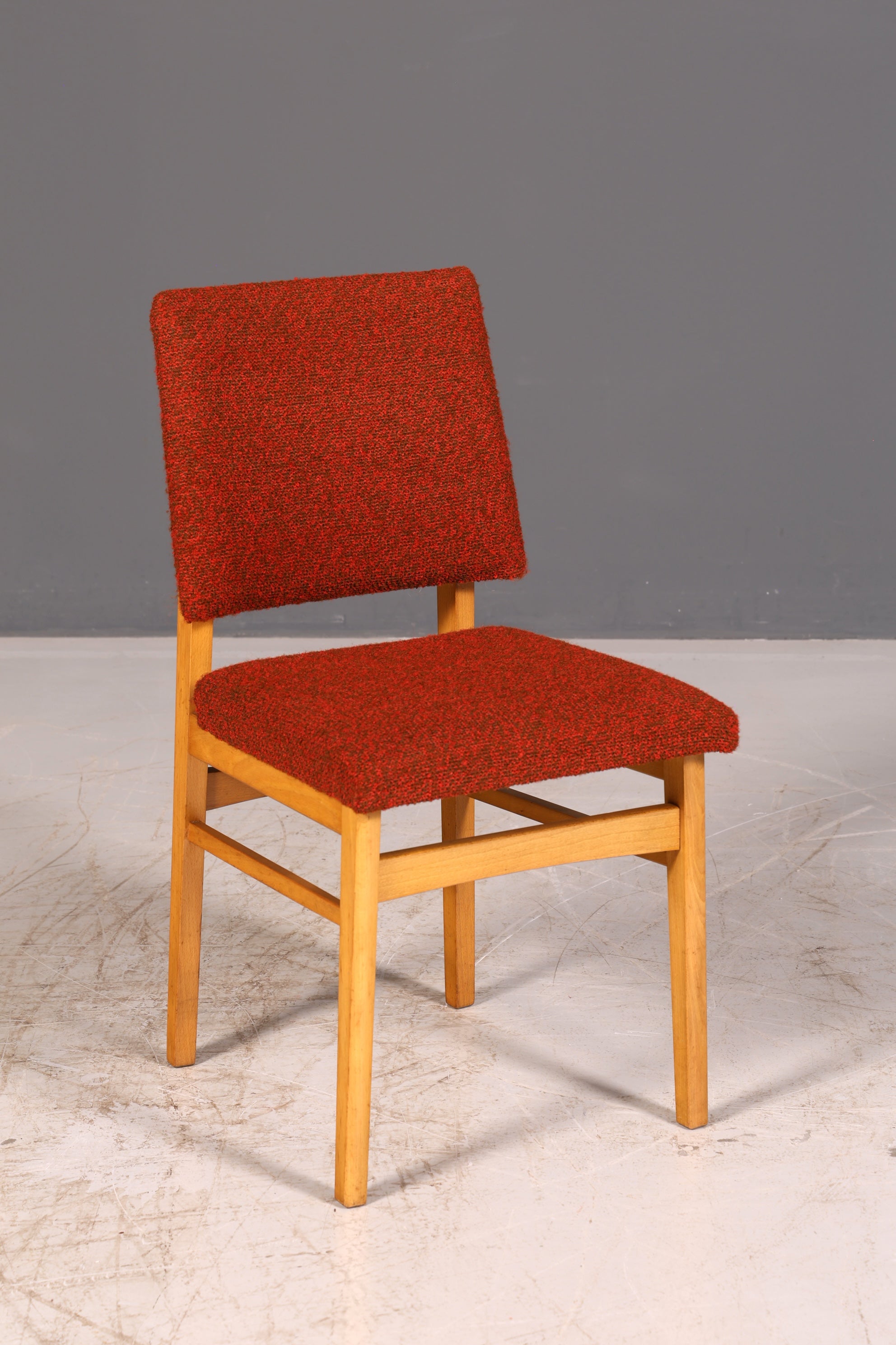 Elegant set of 6 mid-century dining chairs, vintage chair set, kitchen chairs, chair set, retro upholstered chairs, 1960s