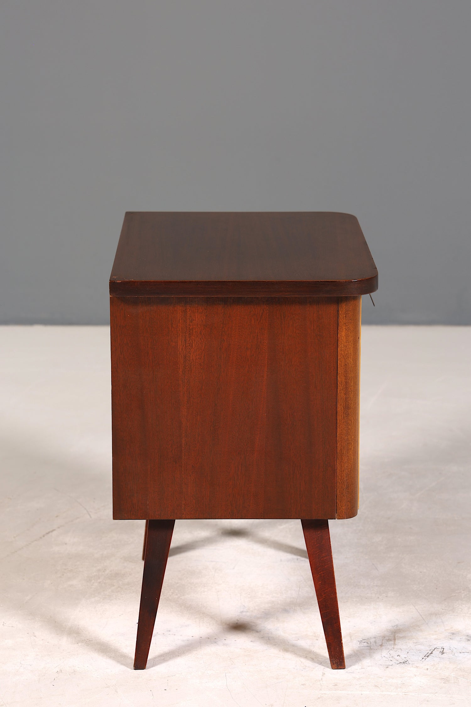 Wunderschöne Mid Century Kommode Vintage Klappschränkchen Retro Nachttisch 2 von 2