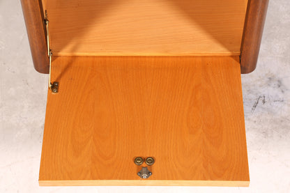 Wunderschöne Mid Century Kommode Vintage Klappschränkchen Retro Nachttisch 2 von 2