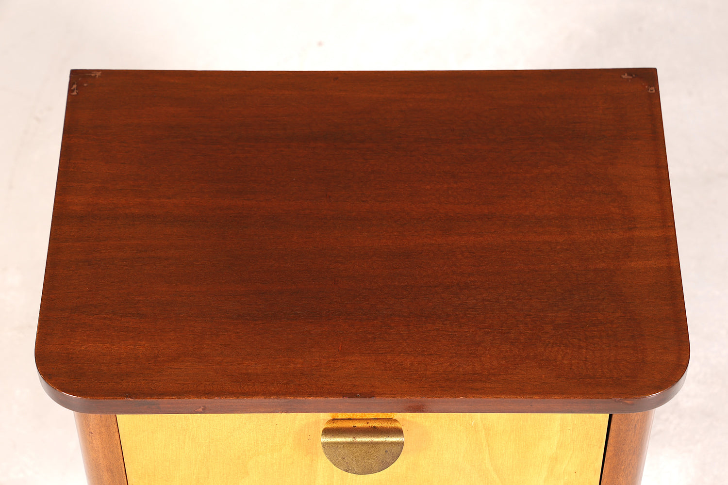 Wunderschöne Mid Century Kommode Vintage Klappschränkchen Retro Nachttisch 2 von 2