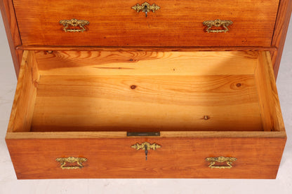 Wunderschöne Gründerzeit Kommode Antik Louis Philippe Sideboard mit Spiegel Flurkommode