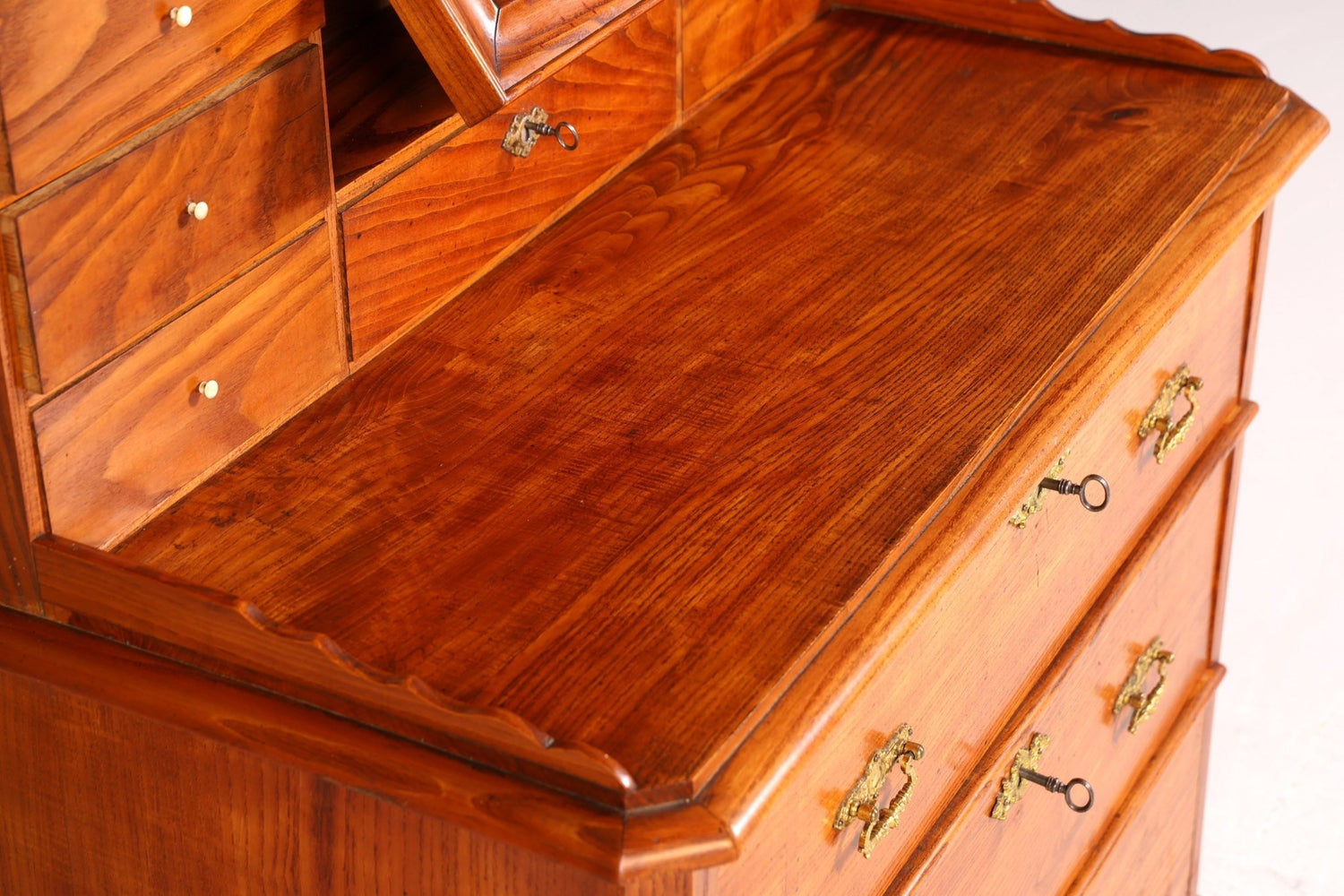 Wunderschöne Gründerzeit Kommode Antik Louis Philippe Sideboard mit Spiegel Flurkommode