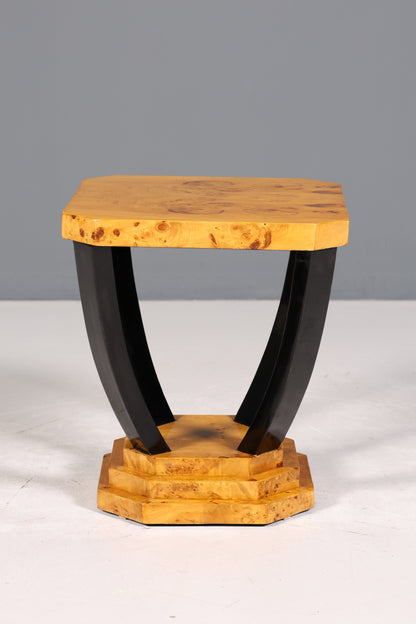 Elegant Art Deco design side table, antique style coffee table, storage table