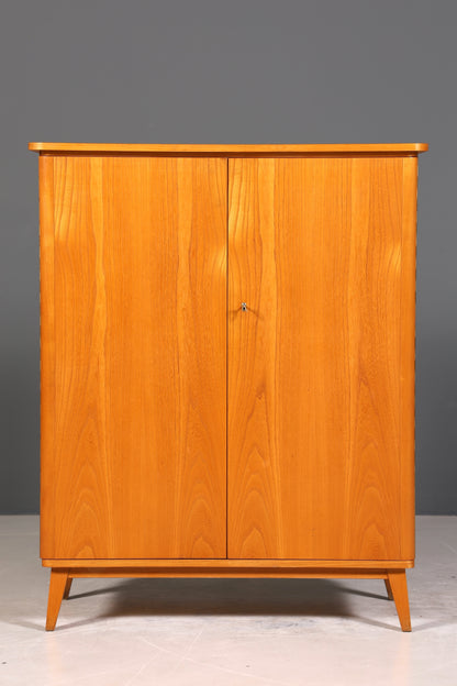 Traumhafter Mid Century Kleiderschrank Vintage Schrank Aktenschrank Retro Wäscheschrank