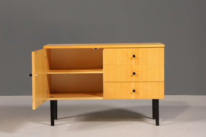 Schlichte Mid Century Kommode Vintage Flur Kommode Retro Klappkommode 70s - Kommode