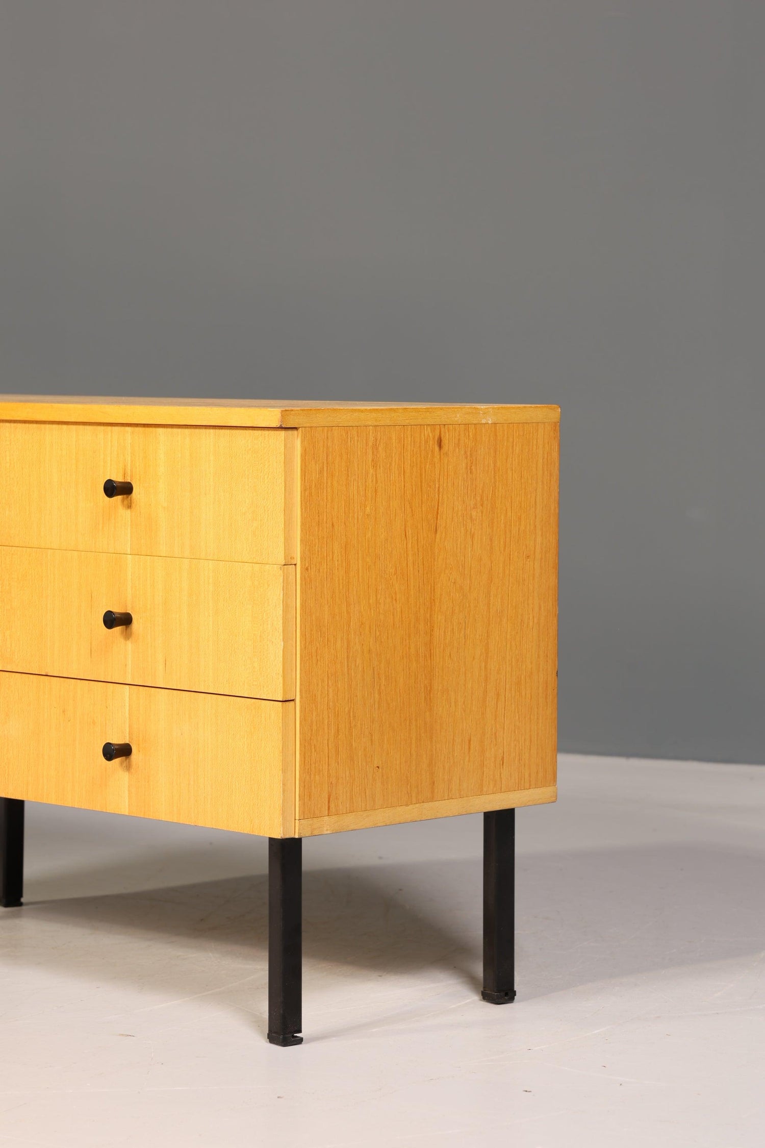 Schlichte Mid Century Kommode Vintage Flur Kommode Retro Klappkommode 70s - Kommode