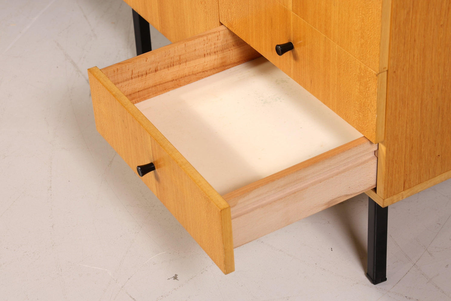 Schlichte Mid Century Kommode Vintage Flur Kommode Retro Klappkommode 70s - Kommode