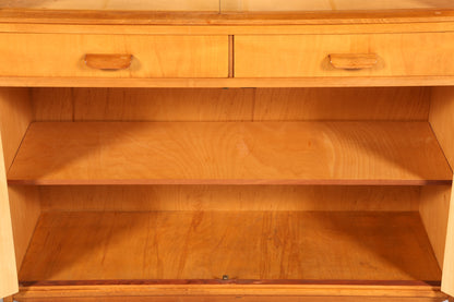 Traumhafter Mid Century Schrank Retro Vitrine 60s Highboard Kommode Bücherregal Vintage Regal