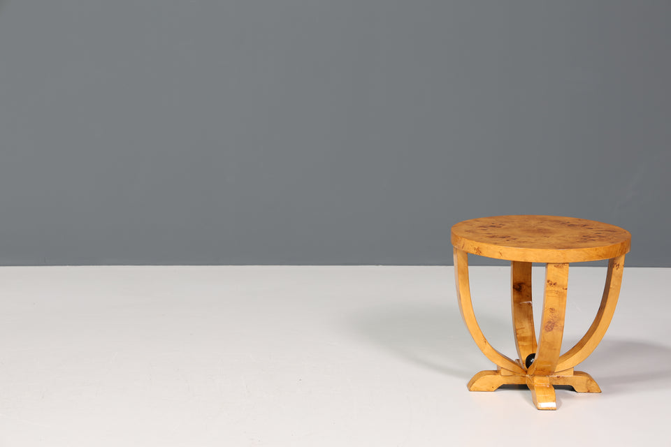 Stilvoller Art Deco Design Beistelltisch Antik Stil Tisch Luxus Couchtisch Birke
