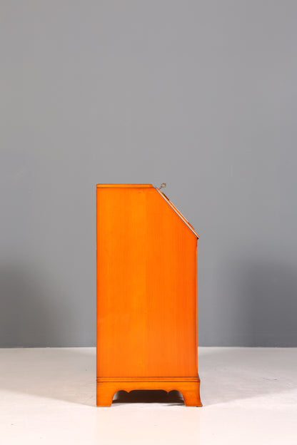 Stilvoller Englischer Sekretär Original Heldense Büro Schreibtisch Eibe Antik 60S Schreibkommode UK Schrank