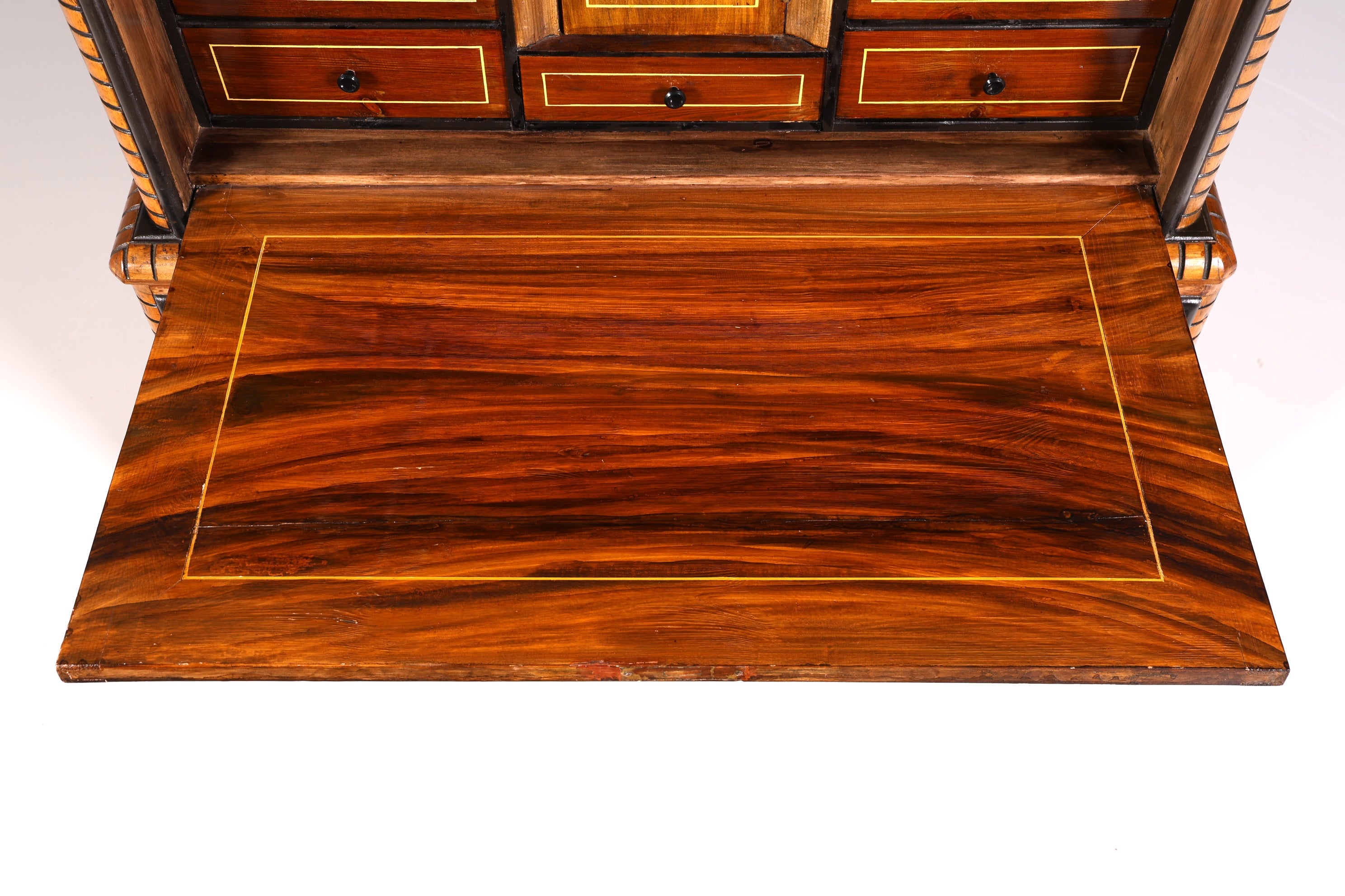 Wunderschöner Antik Sekretär echt Holz Schreibkommode Vertiko Schubladenkommode Schreibtisch