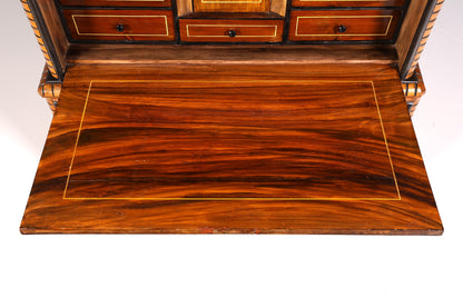 Wunderschöner Antik Sekretär echt Holz Schreibkommode Vertiko Schubladenkommode Schreibtisch