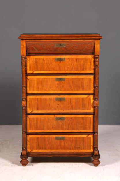Beautiful German Gründerzeit chest of drawers, Art Nouveau vertiko, drawer chest, chiffoniere, antique linen cabinet, vintage