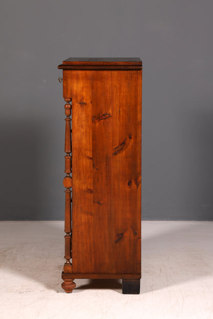 Beautiful German Gründerzeit chest of drawers, Art Nouveau vertiko, drawer chest, chiffoniere, antique linen cabinet, vintage