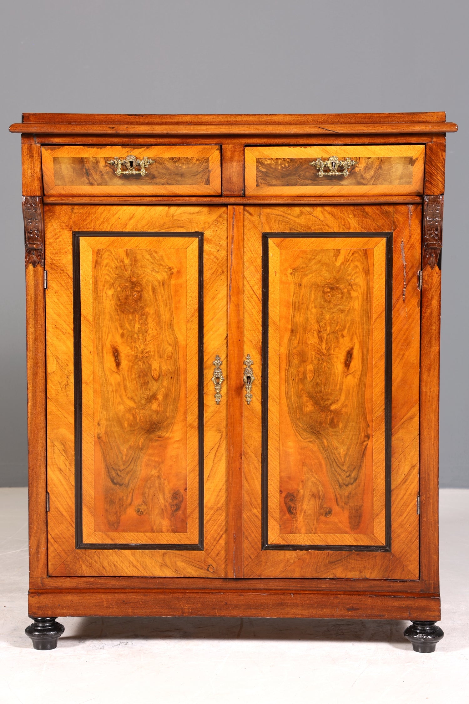 Traumhaftes Gründerzeit Vertiko Jugendstil Schrank Antik Highboard Kommode
