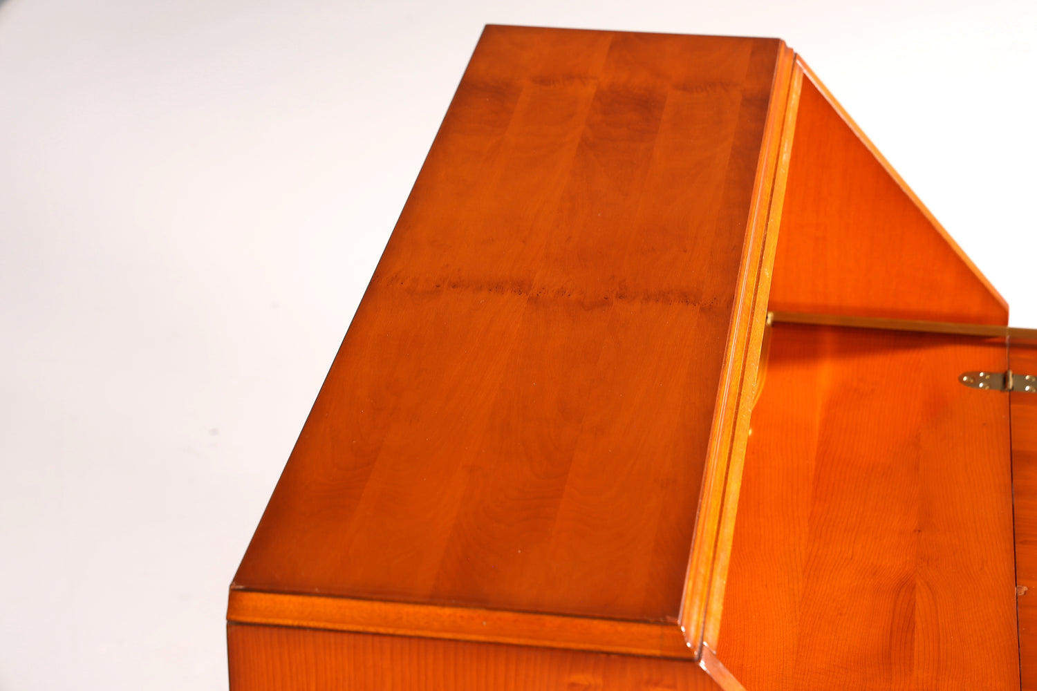 Stilvoller Englischer Sekretär Original Heldense Büro Schreibtisch Eibe Antik 60S Schreibkommode UK Schrank