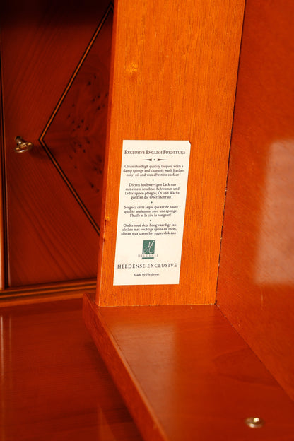 Stilvoller Englischer Sekretär Original Heldense Büro Schreibtisch Eibe Antik 60S Schreibkommode UK Schrank