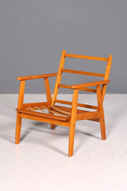 Wunderschöner Mid Century Sessel Made in Denmark Teak Holz Armlehnsessel 60s Designklassiker