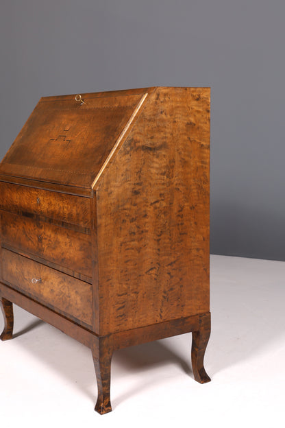 Edler Schwedischer Sekretär um 1925 Büro echt Holz Skandinavische Kommode