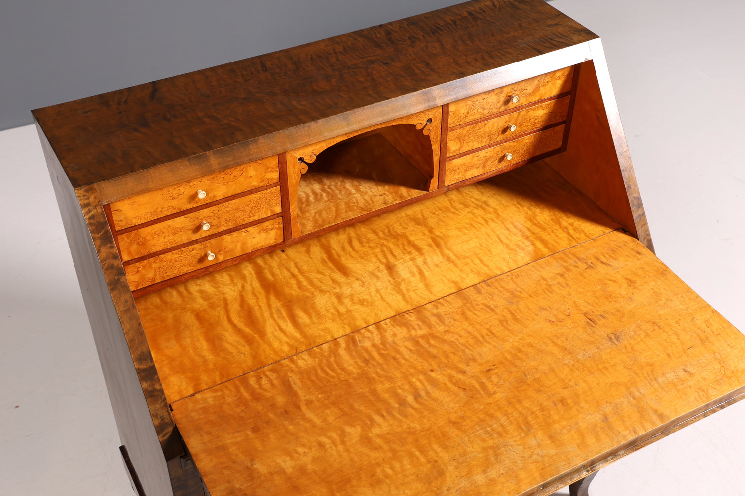 Edler Schwedischer Sekretär um 1925 Büro echt Holz Skandinavische Kommode