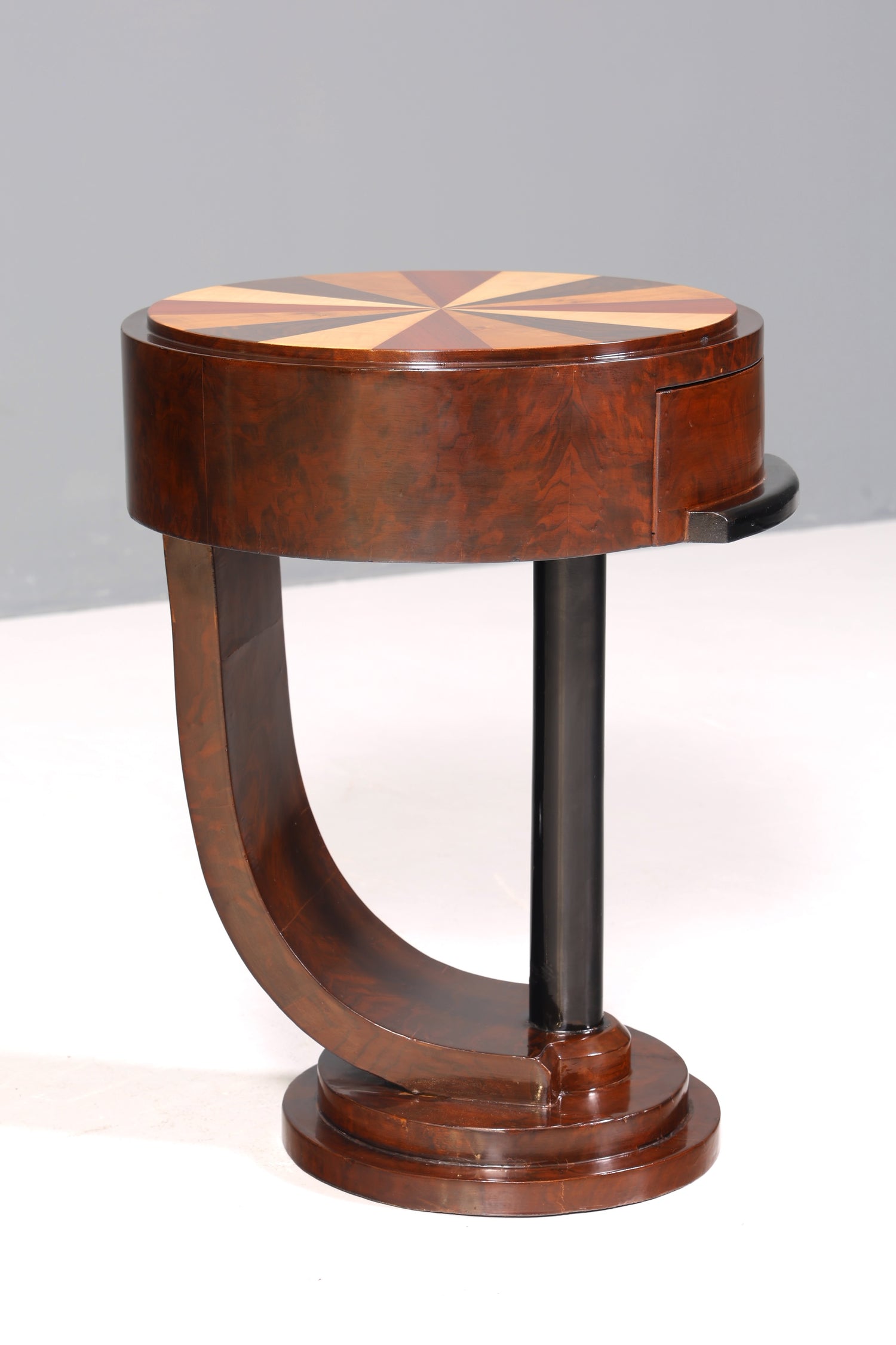 Wunderschöne Art Deco Stil Kommode Beistelltisch Nachtisch Ablagetisch bunt