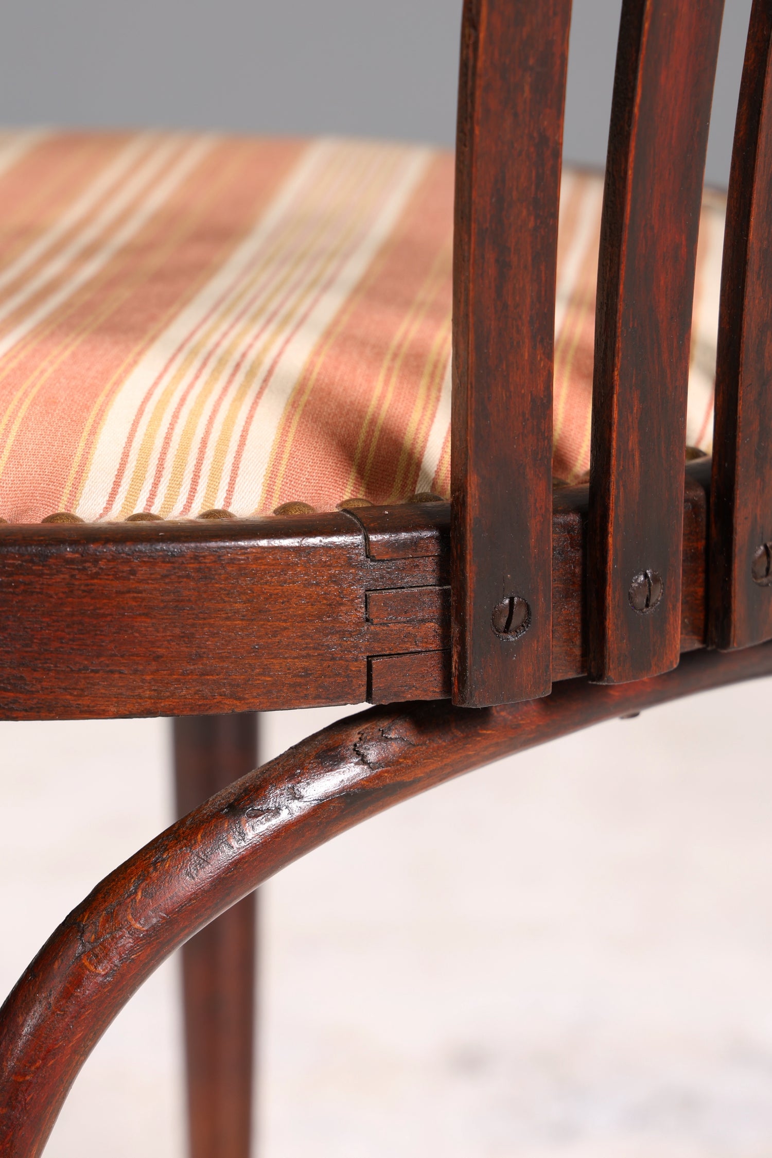 Wunderschöner Jugendstil Stuhl Bugholz Armlehnstuhl Thonet Stil Sekretär Stuhl Küchenstuhl