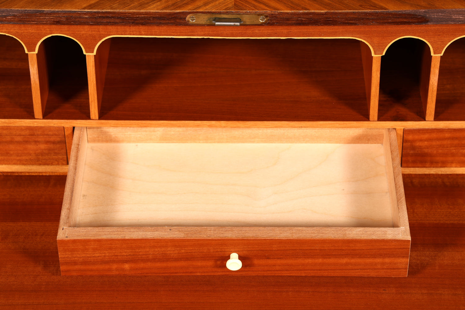 Wunderschöner Mid Century Rollladen Sekretär Danish Design Schreibkommode 60er Jahre Vintage