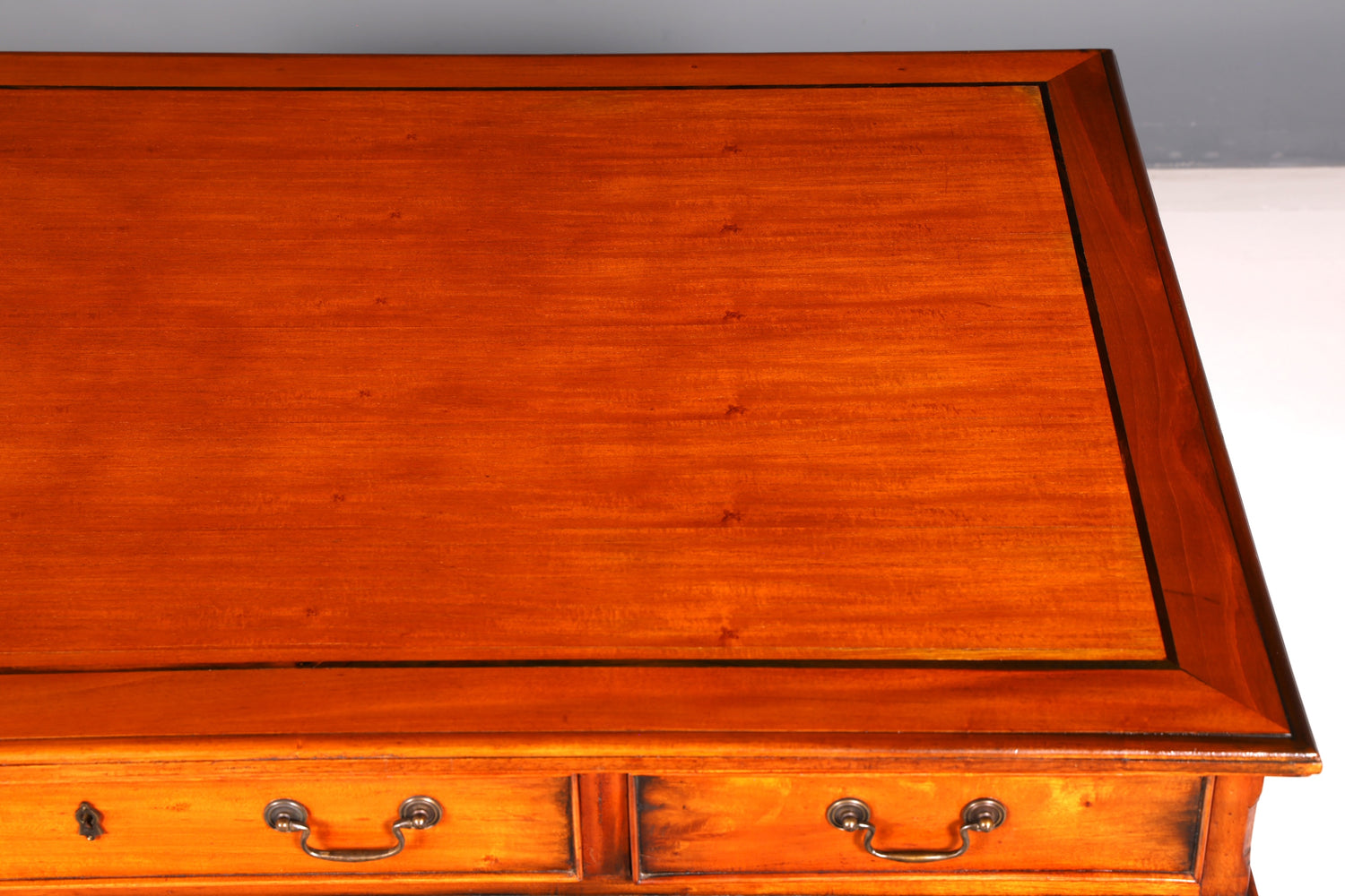 Beautiful English Mahogany Desk Antique Office Desk Partner Desk