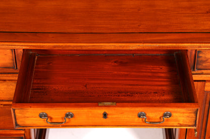 Beautiful English Mahogany Desk Antique Office Desk Partner Desk