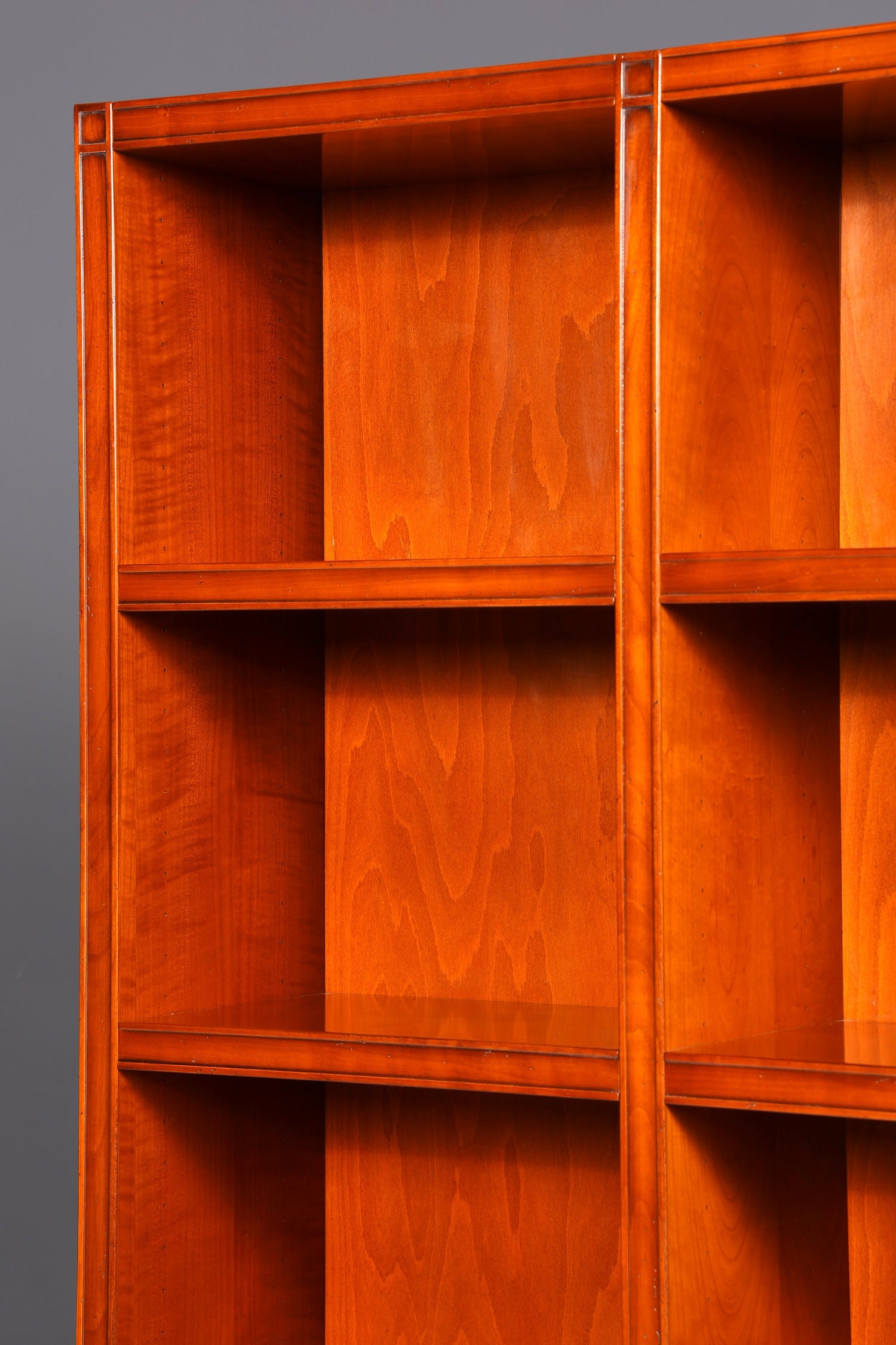 Beautiful XXL English Yew Bookcase Antique Shelving Unit Freestanding Bookcase Bookshelf Book Storage Solid Wood