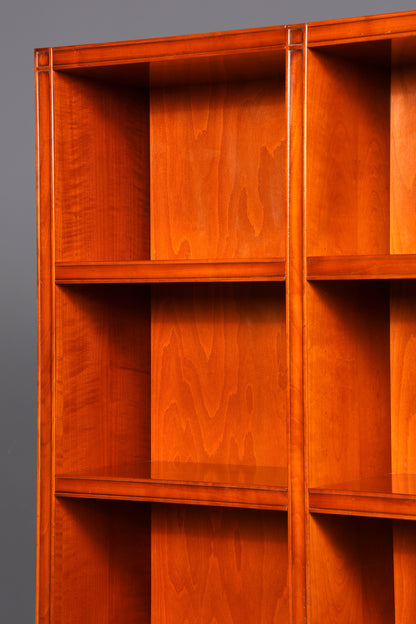 Beautiful XXL English Yew Bookcase Antique Shelving Unit Freestanding Bookcase Bookshelf Book Storage Solid Wood