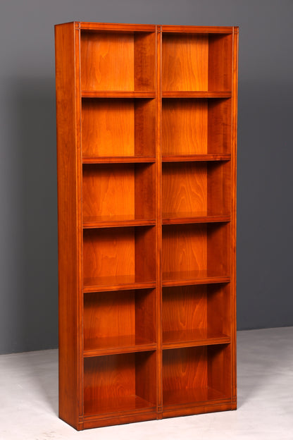 Beautiful XXL English Yew Bookcase Antique Shelving Unit Freestanding Bookcase Bookshelf Book Storage Solid Wood