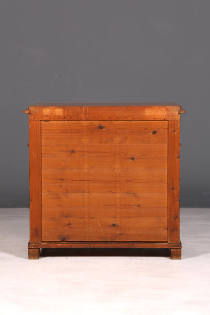 Beautiful Gründerzeit Louis Philippe antique chest of drawers, sideboard, drawer chest, linen chest, solid wood