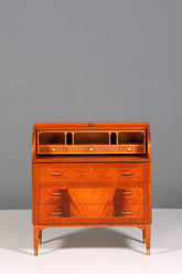 F224 Finish cm Wunderschöner Mid Century Rollladen Sekretär echt Holz Büro Schrank Vintage Schreibkommode