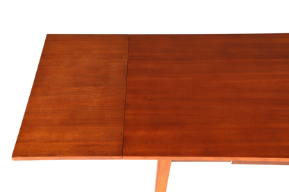 Hauptstadt Möblerei Mid Century Esstisch aus Holz mit ausziehbarer Tischplatte im Vintage Design der 60er Jahre