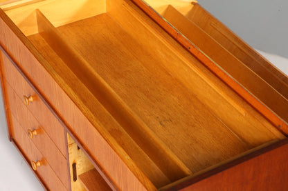 Schlichte Mid Century Kommode Vintage Schrank Retro Flur Kommode 60s Regal Schrank Frisier Kommode
