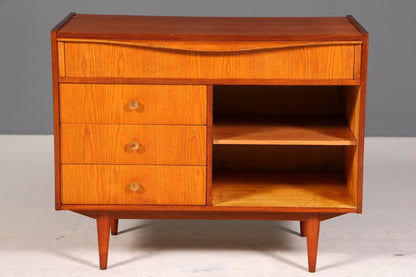 Schlichte Mid Century Kommode Vintage Schrank Retro Flur Kommode 60s Regal Schrank Frisier Kommode