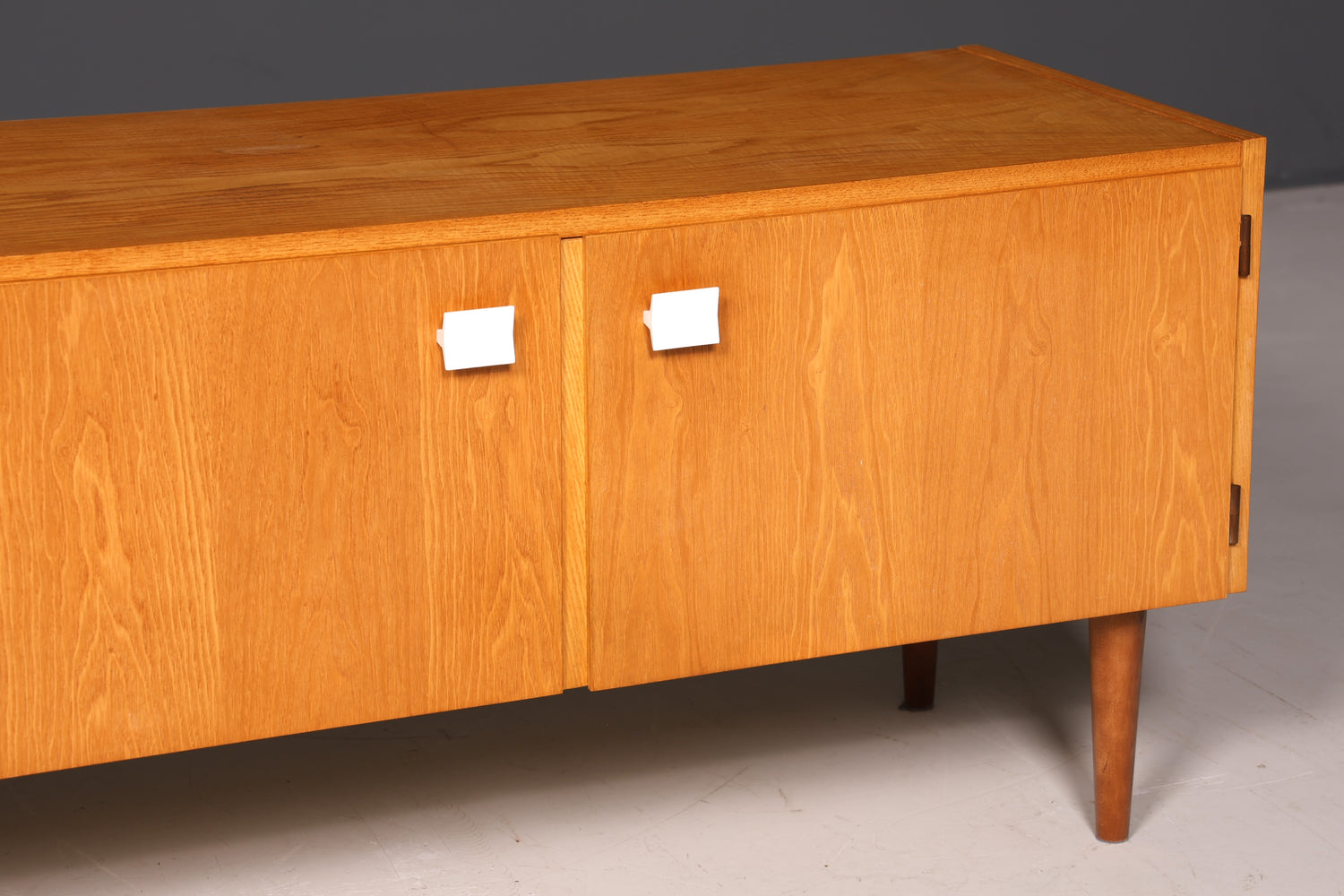 Beautiful Original Hellerau Mid-Century Dresser Model 427 Sideboard TV Cabinet Vintage Solid Wood