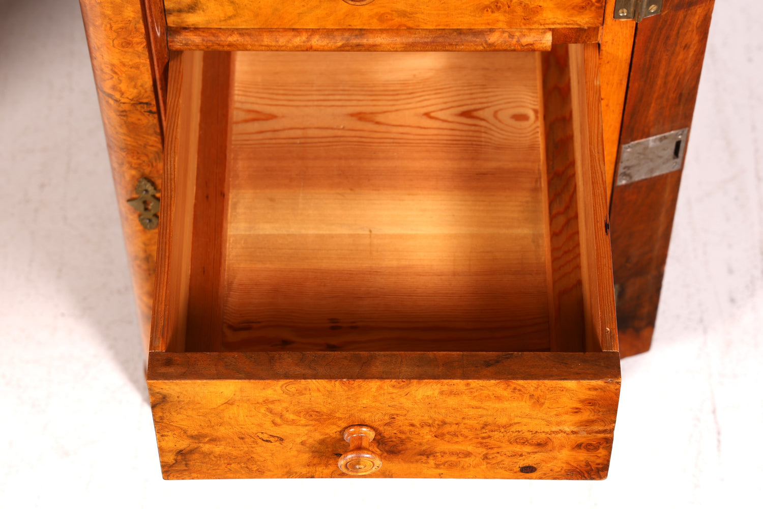 Wunderschöner Art Deco Schreibtisch Nussbaum Antik Massiv Holz Bürotisch Office Table Vintage