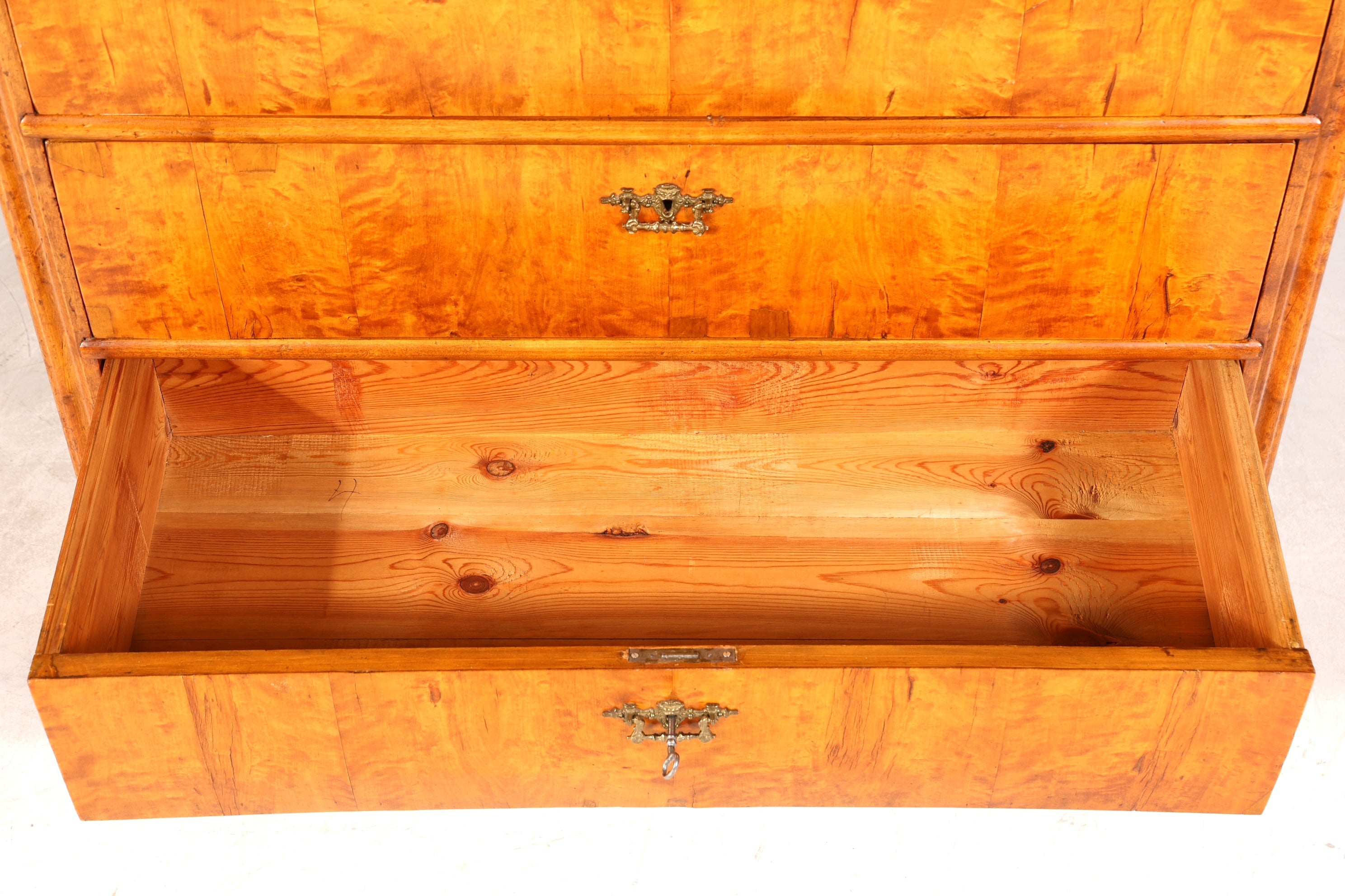 Wunderschöner Biedermeier Kommode Louis Philippe Antik Schubladen Kommode Wäschekommode