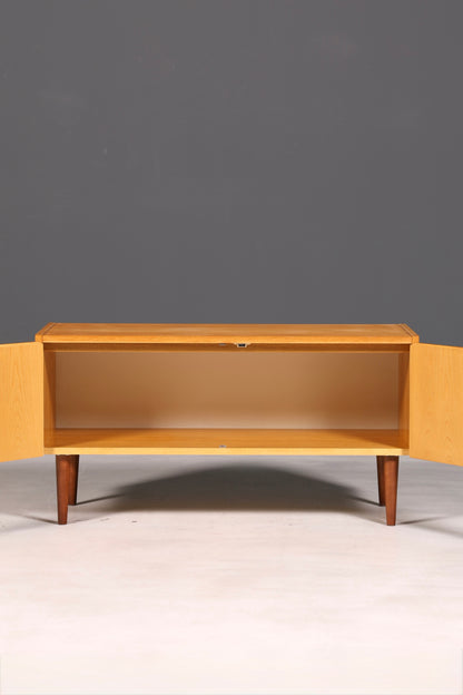 Beautiful original Hellerau mid-century chest of drawers, model 427, sideboard TV cabinet, vintage genuine wood