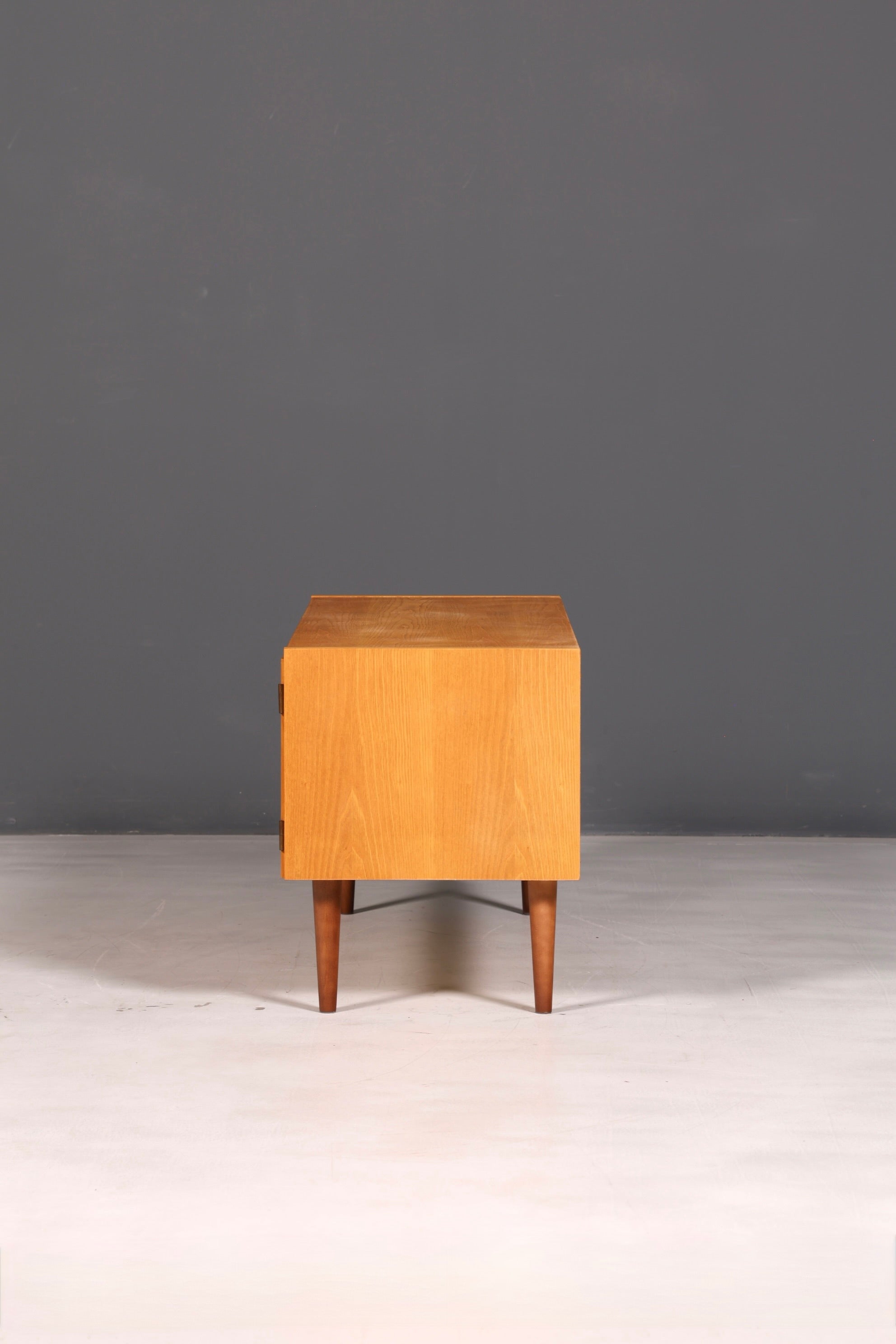 Beautiful original Hellerau mid-century chest of drawers, model 427, sideboard TV cabinet, vintage genuine wood