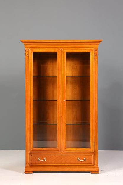 Traumhafte Original Selva Vitrine Antik Stil massiv Holz Buffet Villa Borghese Schrank Regal