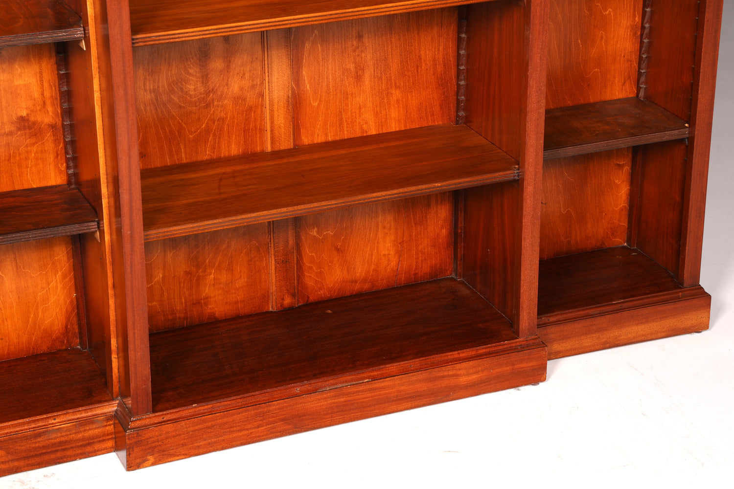Beautiful XXL English Bookcase Antique Shelving Unit Freestanding Bookcase Bookshelf Book Storage Real Wood