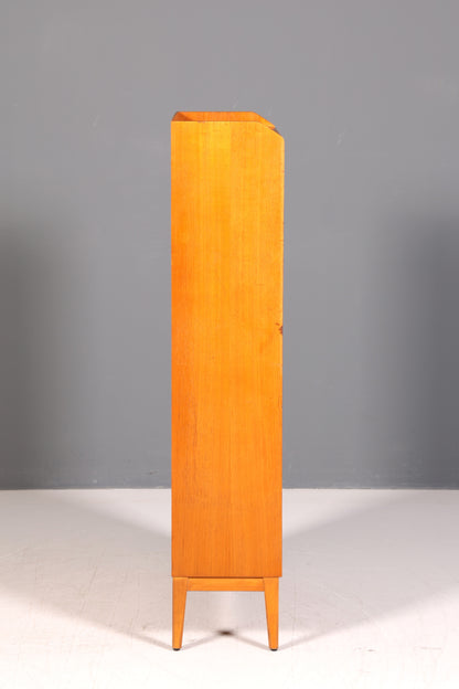 Edles Mid Century Regal Vintage Bücherregal Schrank Buchablage 60s Bookshelf Designer Holz Retro